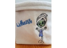 Stickdatei - Beauty Girls - Gesichtsmaske